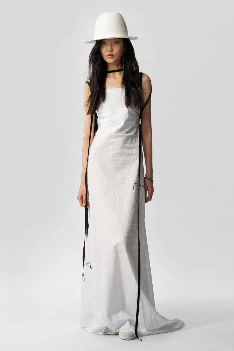 Sara Long Slip Open Back Dress - 1