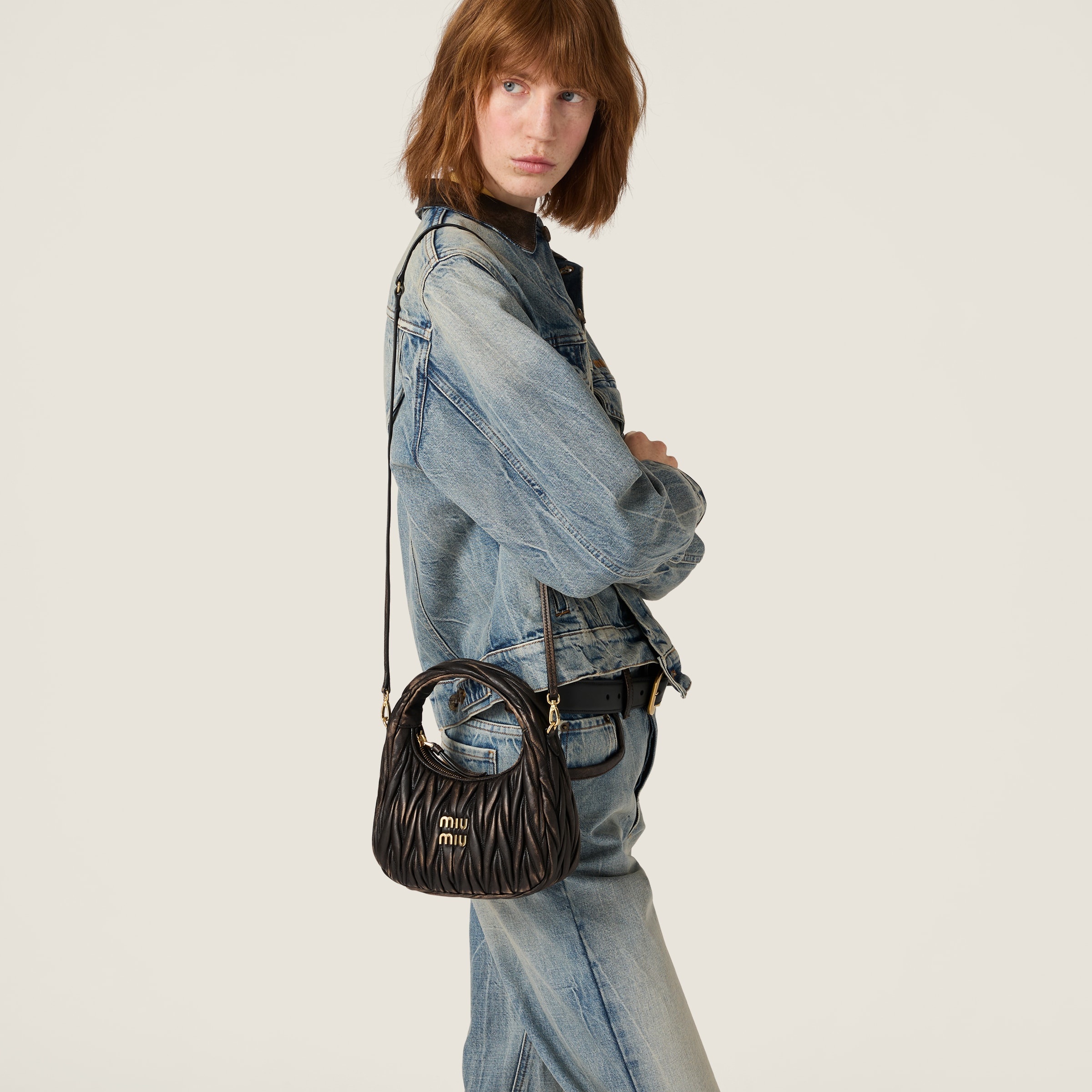 Wander matelassé nappa leather bag - 5