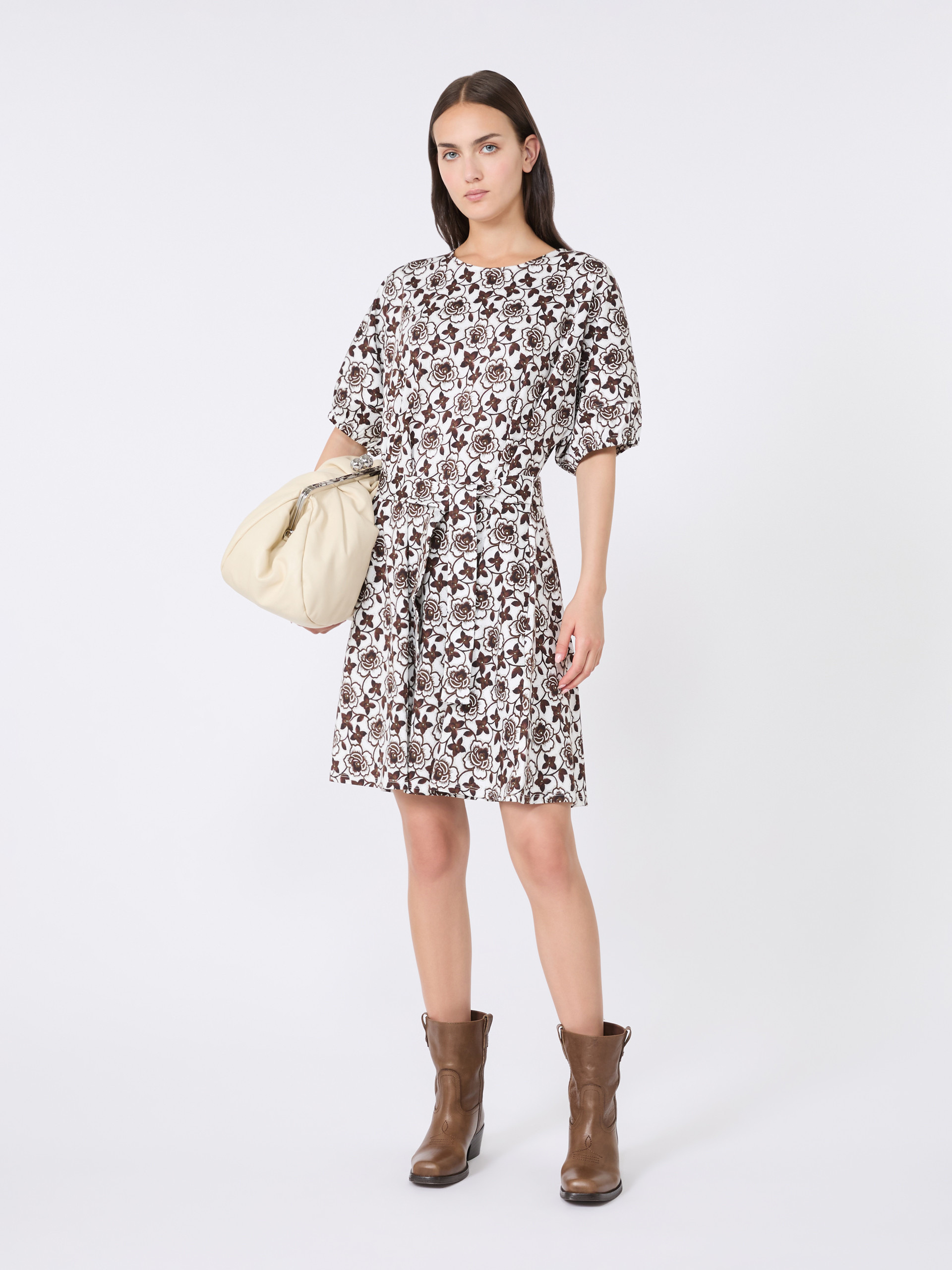 GENERO Printed jersey dress - 2