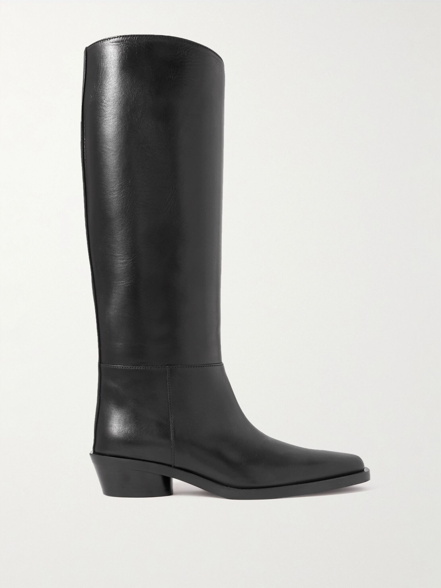 Bronco leather knee boots Black - 1