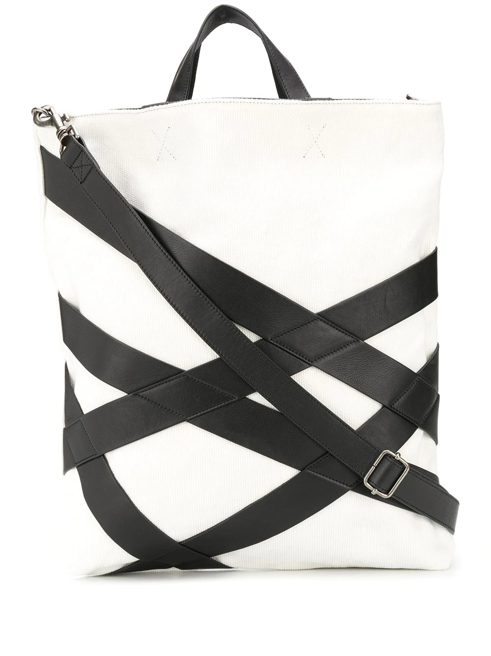 crossover strap tote bag - 1