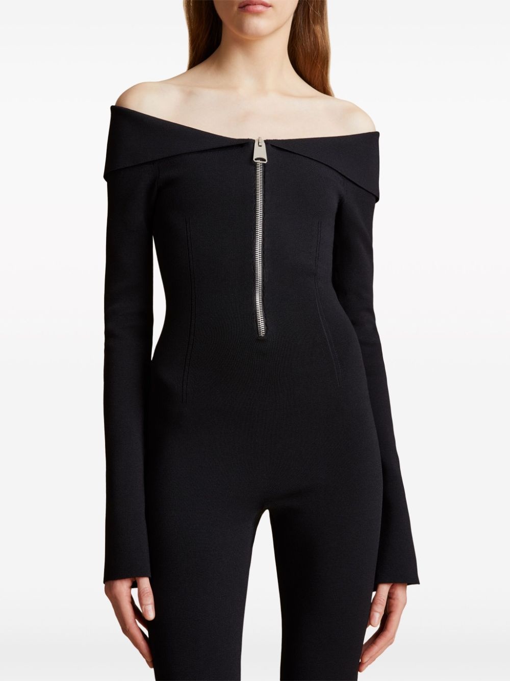 The Trinity off-shoulder jumpsuit - 5