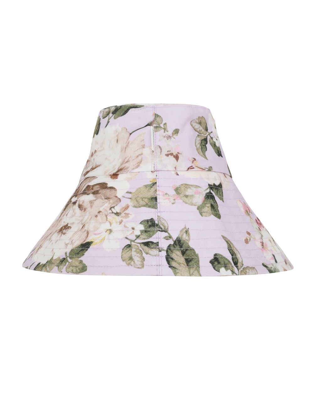 PRINTED LONG BRIM BUCKET HAT - 3