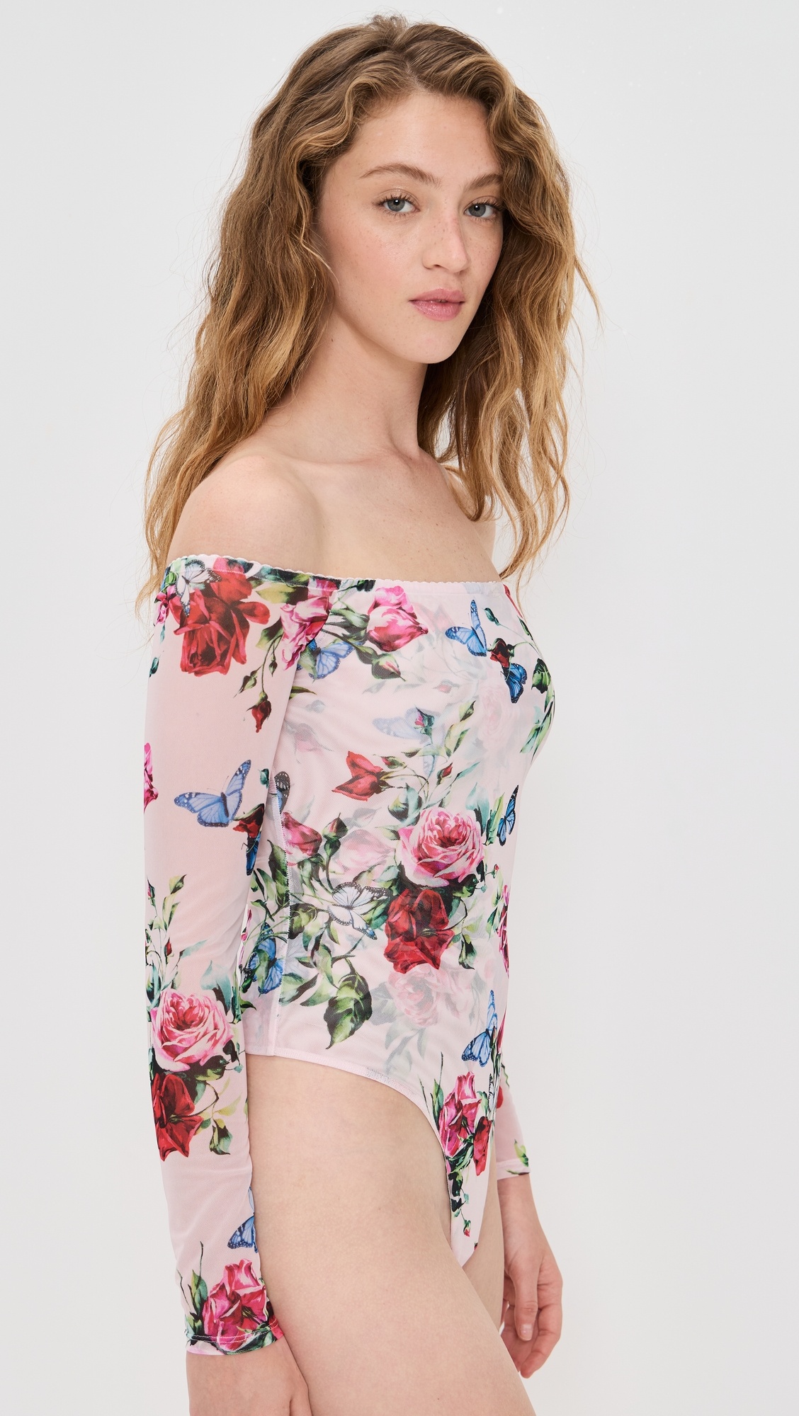 Peonie Off Shoulder Bodysuit - 3