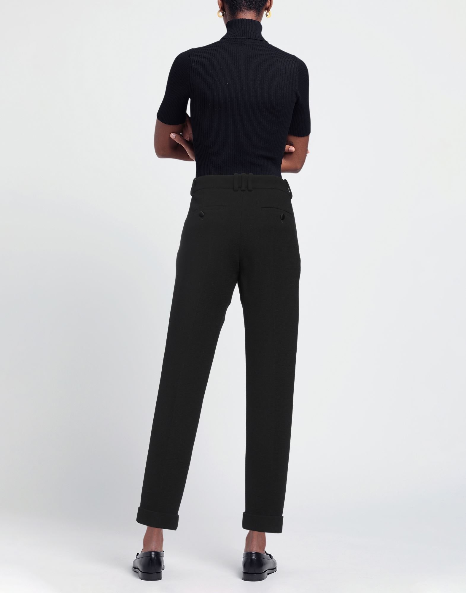 Black Women's Casual Pants - 3
