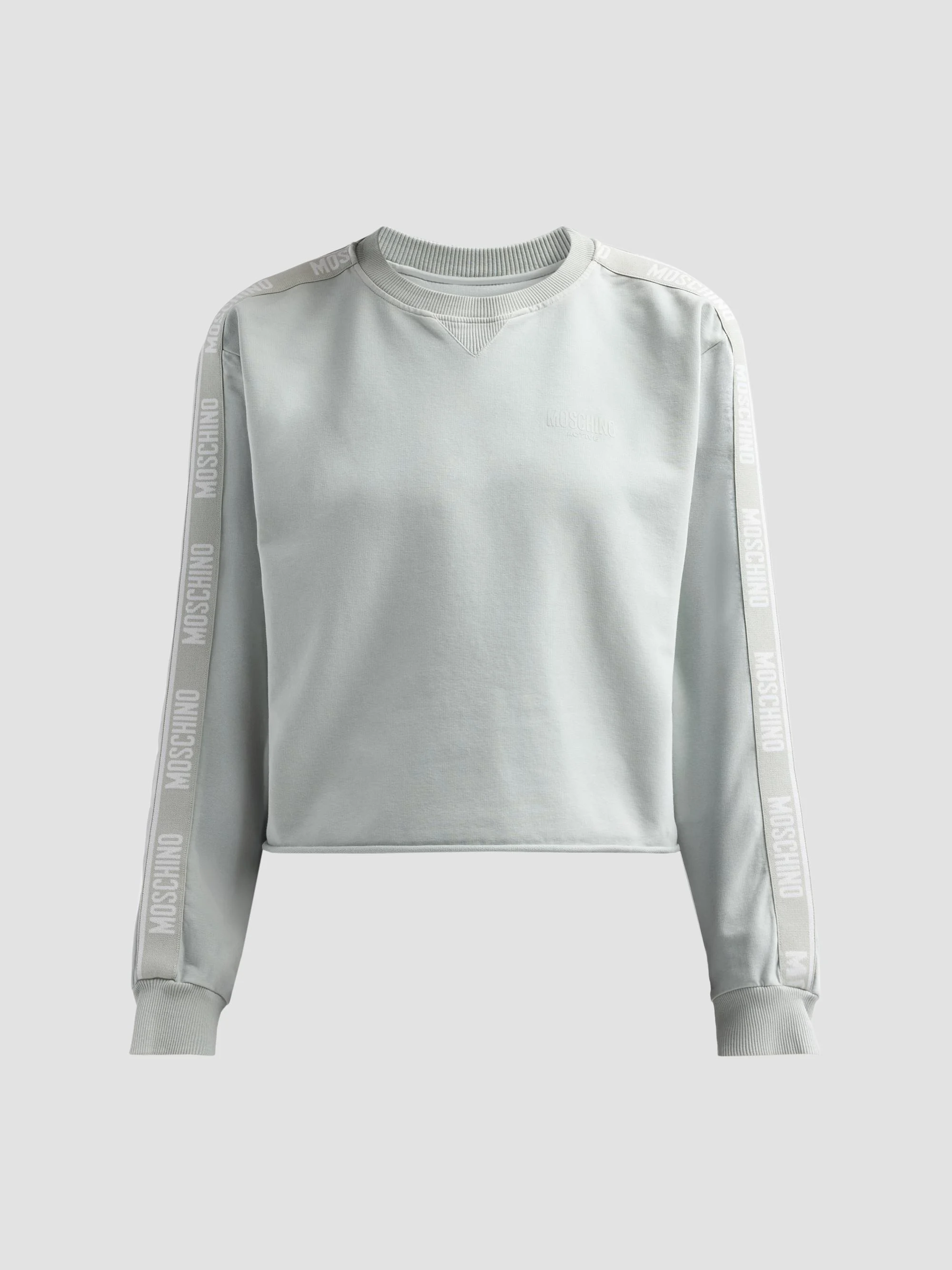 Women's Logo Stretch-Cotton Fleece Sweatshirt - Grey - 1