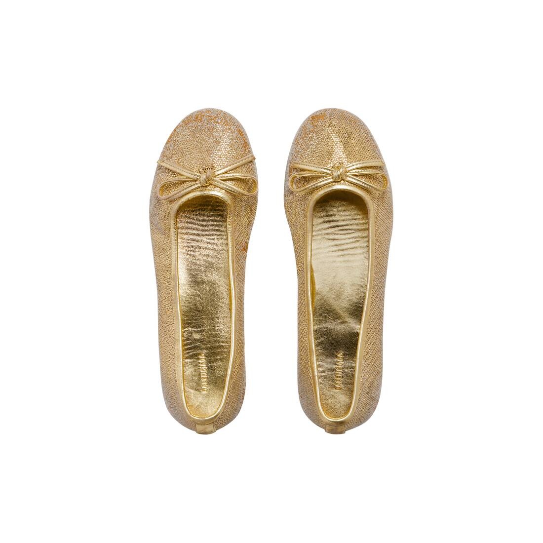 Women's Leopold Ballerina in Gold - 6