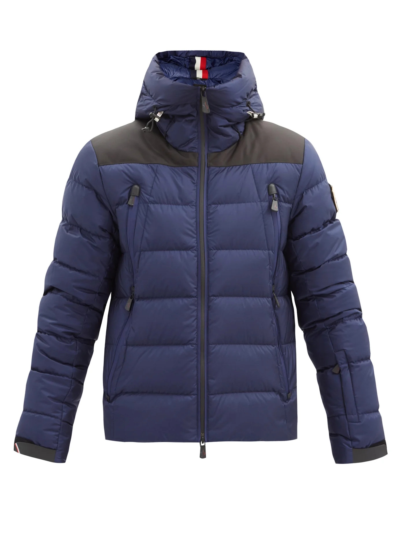 Camurac hooded quilted down ski jacket - 1