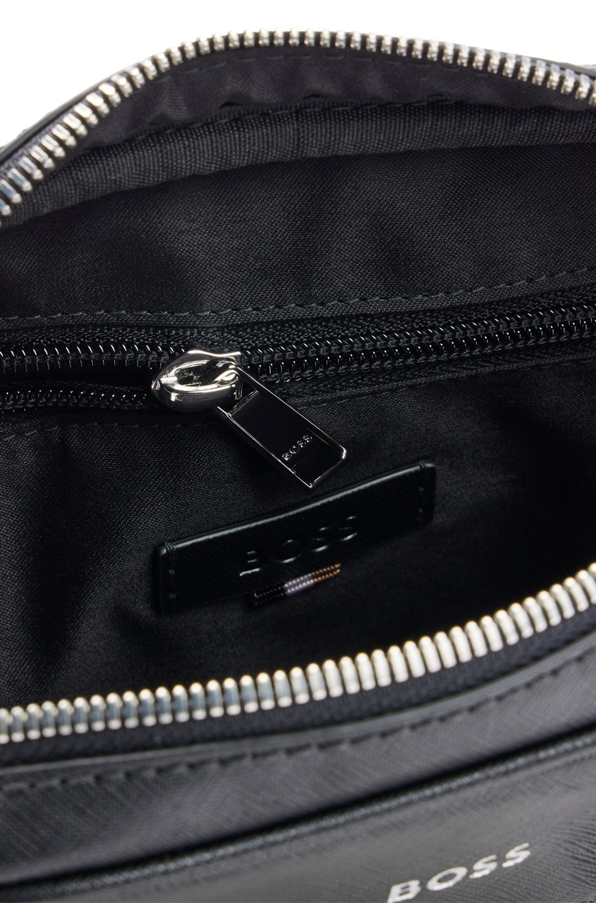 REPORTER BAG WITH SIGNATURE STRIPE AND LOGO DETAIL - 6