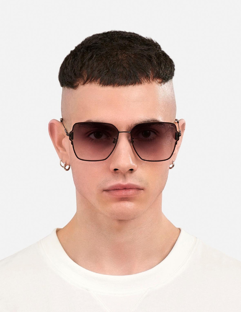 EVISU SEAGULL HARDWARE SQUARE METAL SUNGLASSES outlook