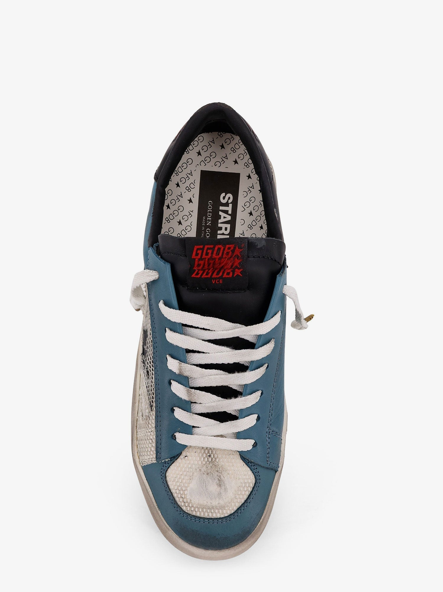 Golden Goose Deluxe Brand Stardan Under Net Star Low-Top Leather Sneakers - 5