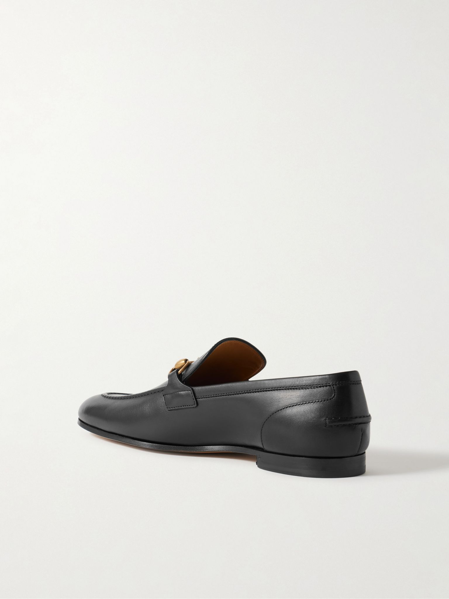 Jordaan Horsebit Leather Loafers Black - 4