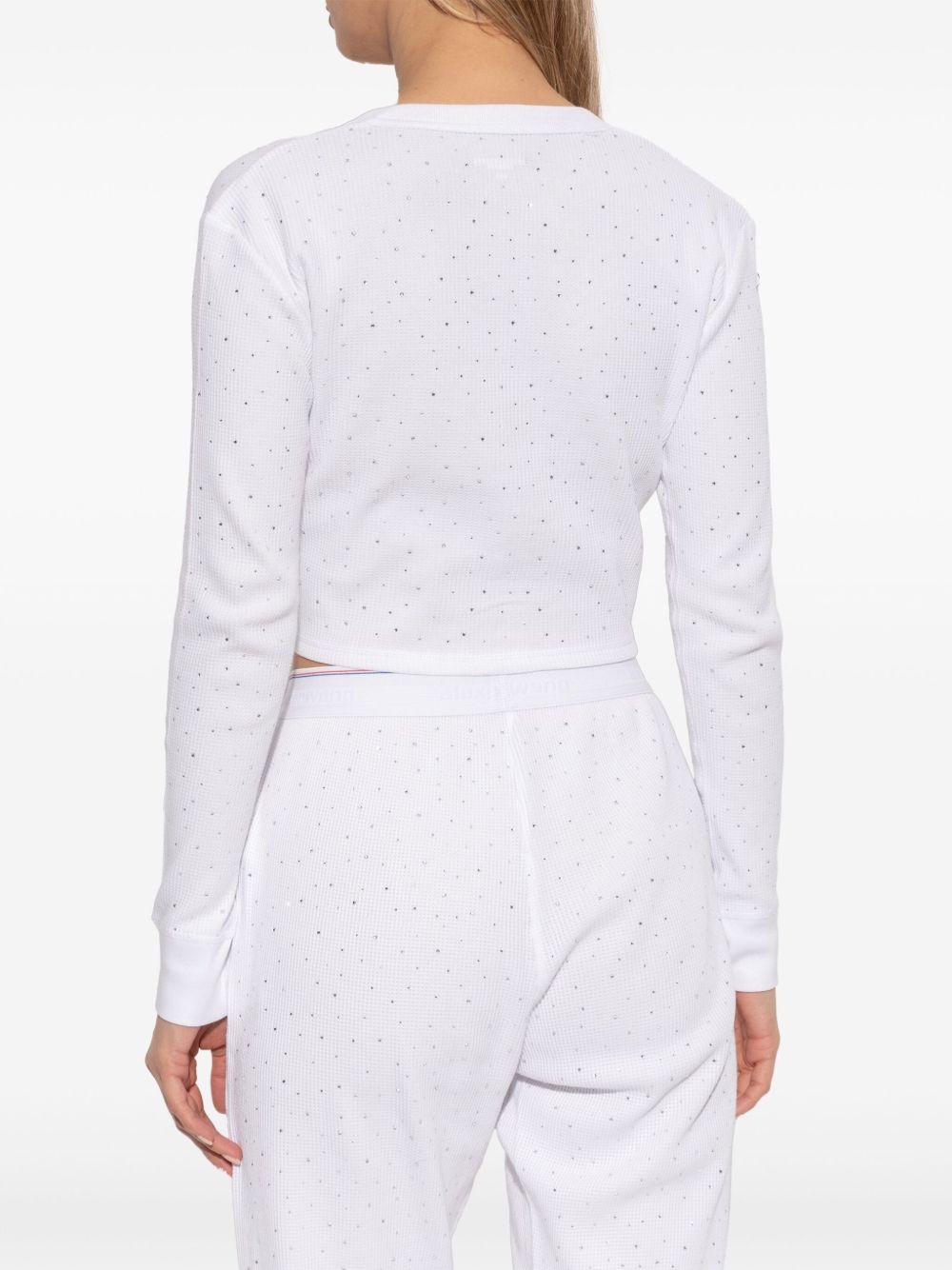 rhinestone cardigan - 4