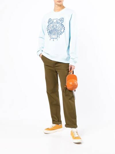 KENZO Tiger-embroidered crewneck sweatshirt outlook