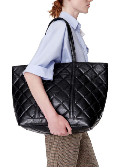 Vanessa Bruno XL quilted leather tote bag outlook