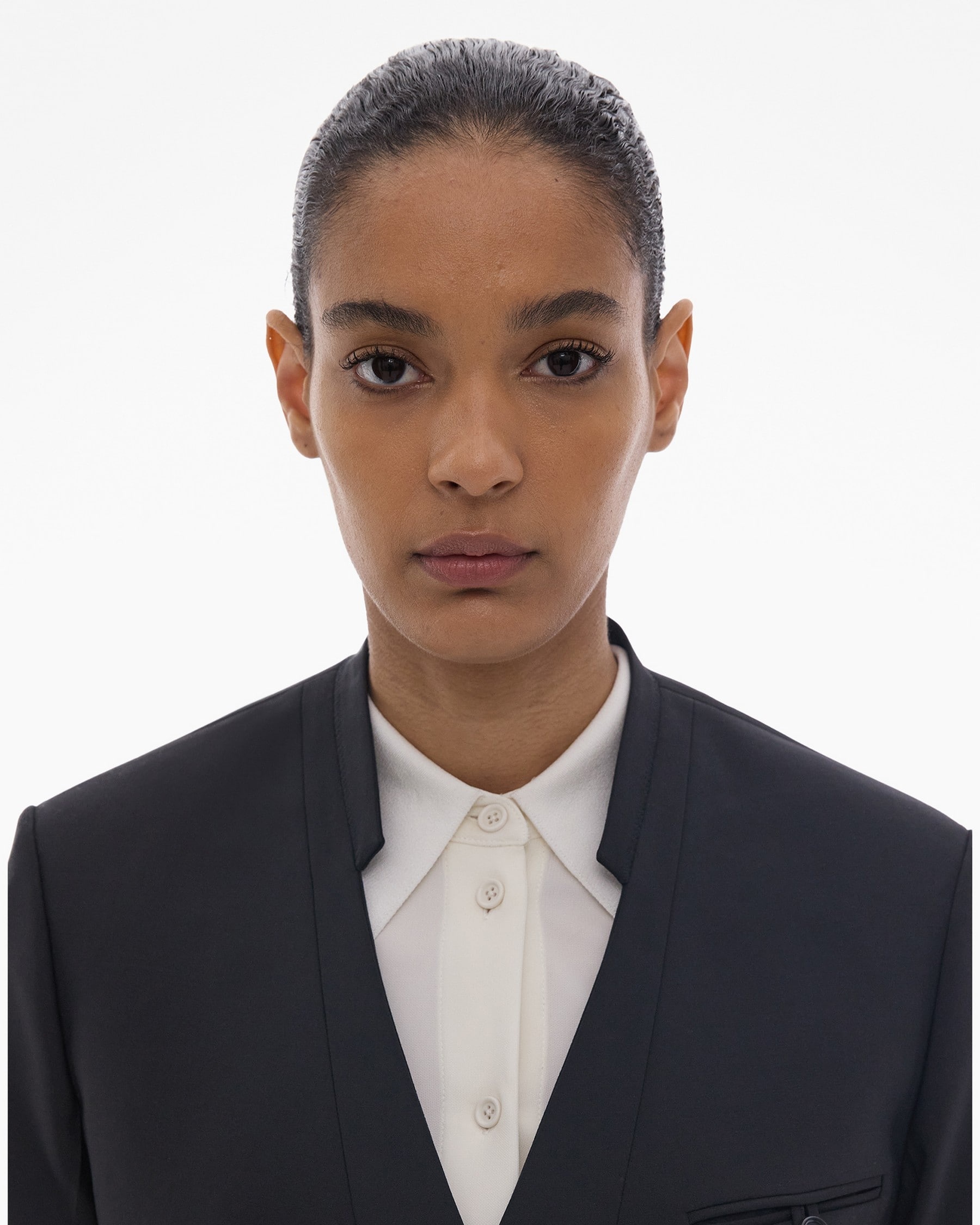 CROPPED DOUBLE-BREASTED BLAZER - 7