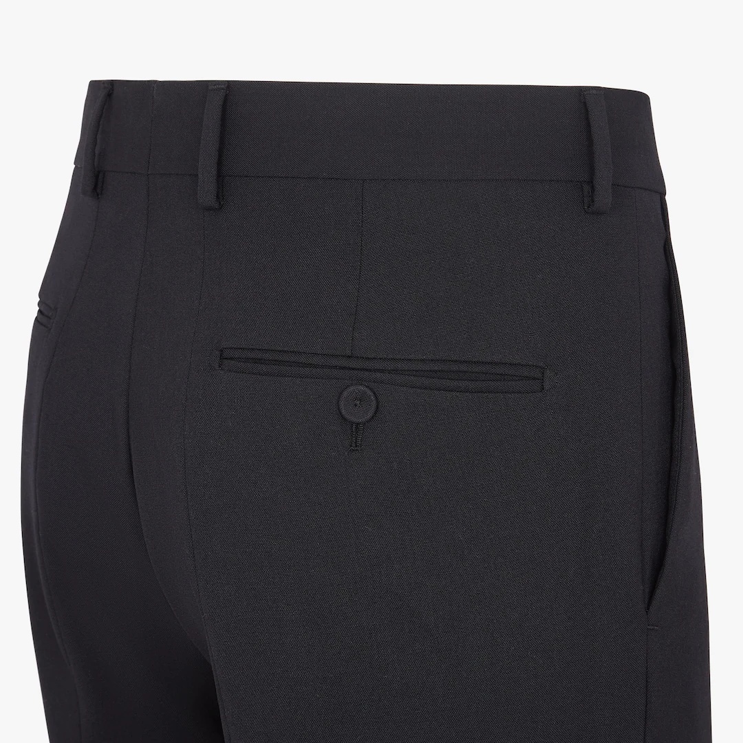Fendace black wool pants - 3