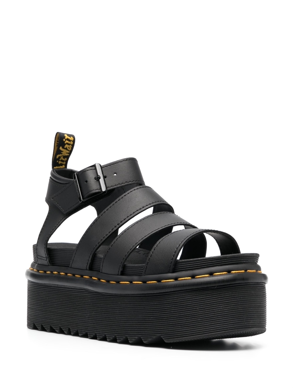 buckled 70mm flatform sandals - 2