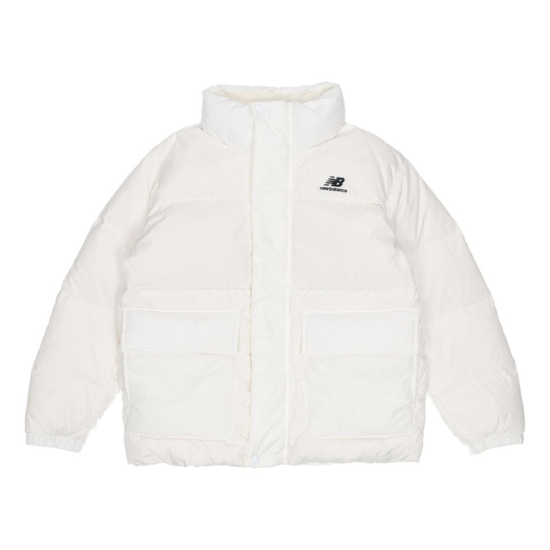 New Balance Essential Logo Puffer Jacket 'White' NPA4E013-IV - 1