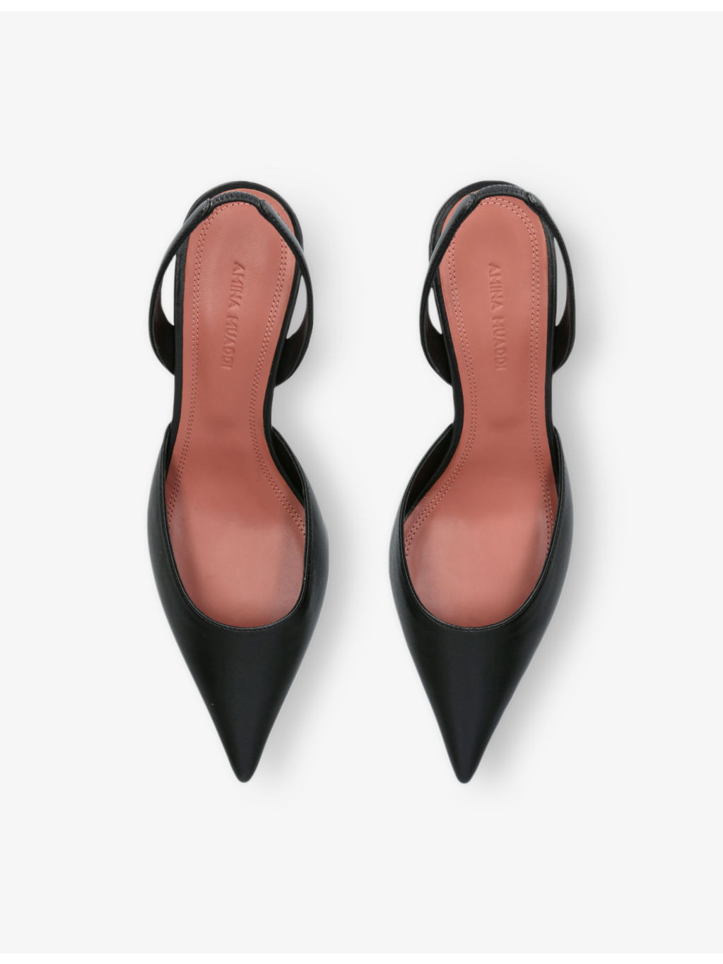 Sofia Sling-Back Heeled Leather Courts - 2