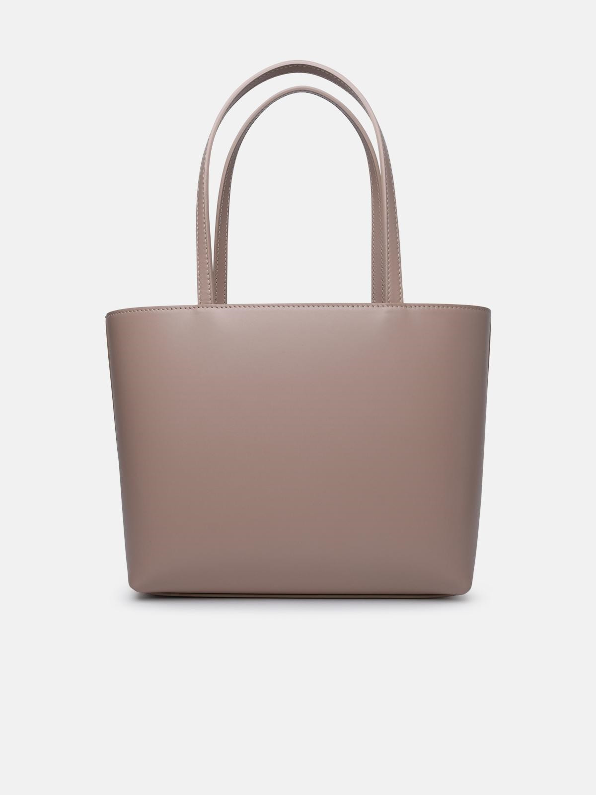 SMALL 'DG' SHOPPING BAG IN POWDER CALF LEATHER - 3