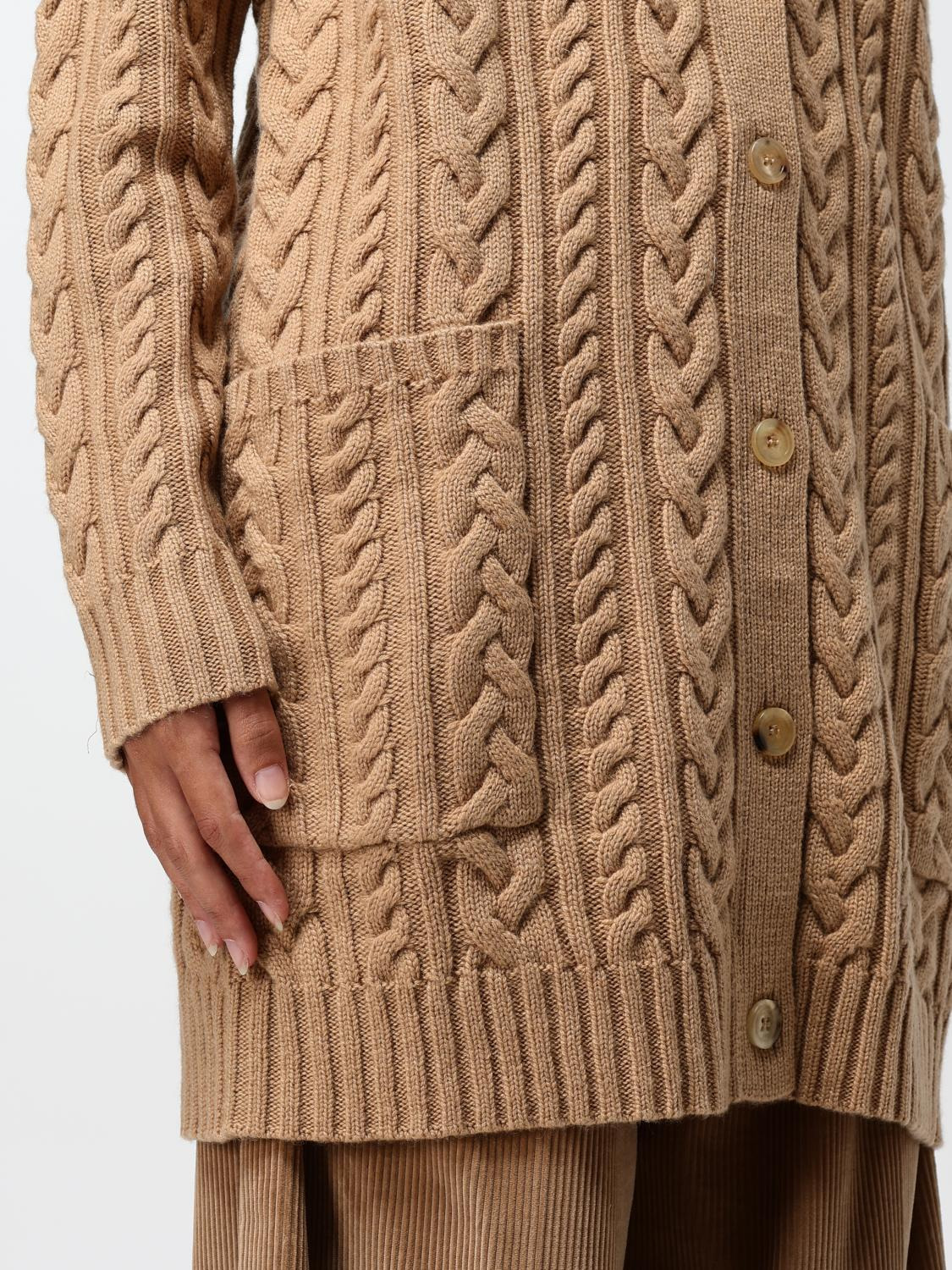 Max Mara Cardigan Woman Camel - 5