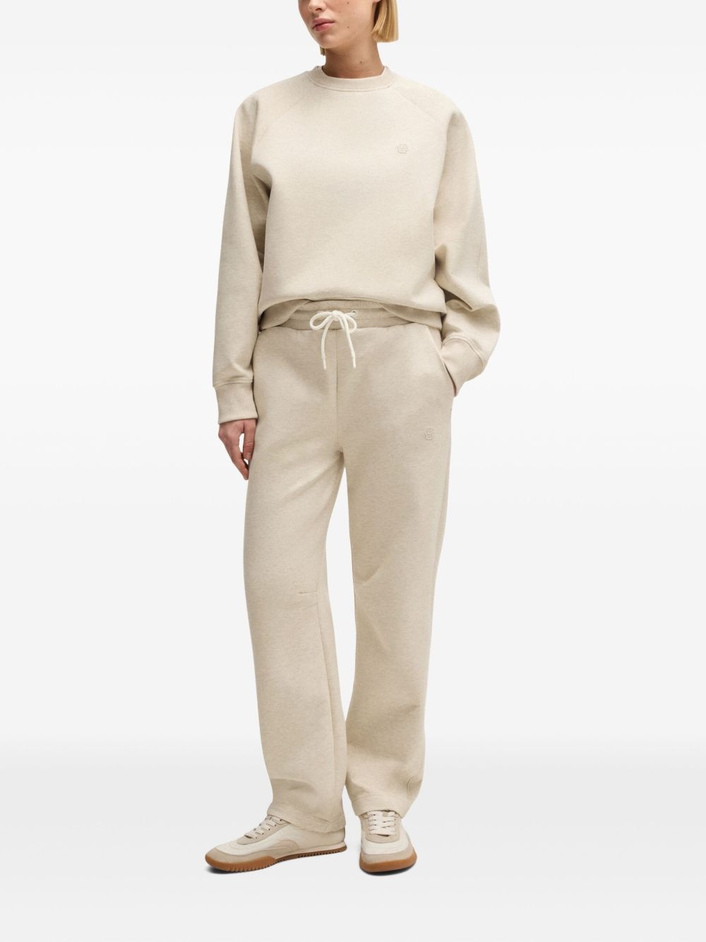 logo-embroidered track pants - 2