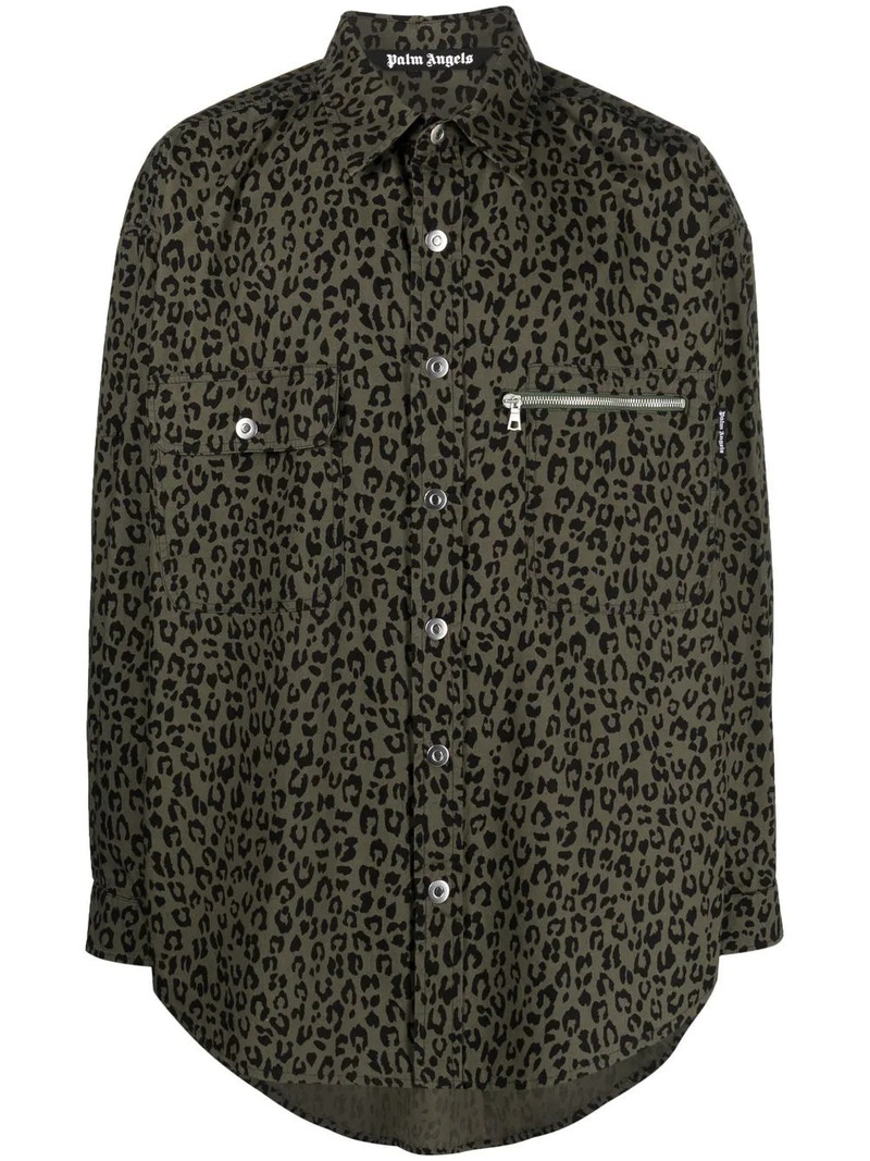 leopard-print cotton shirt 1
