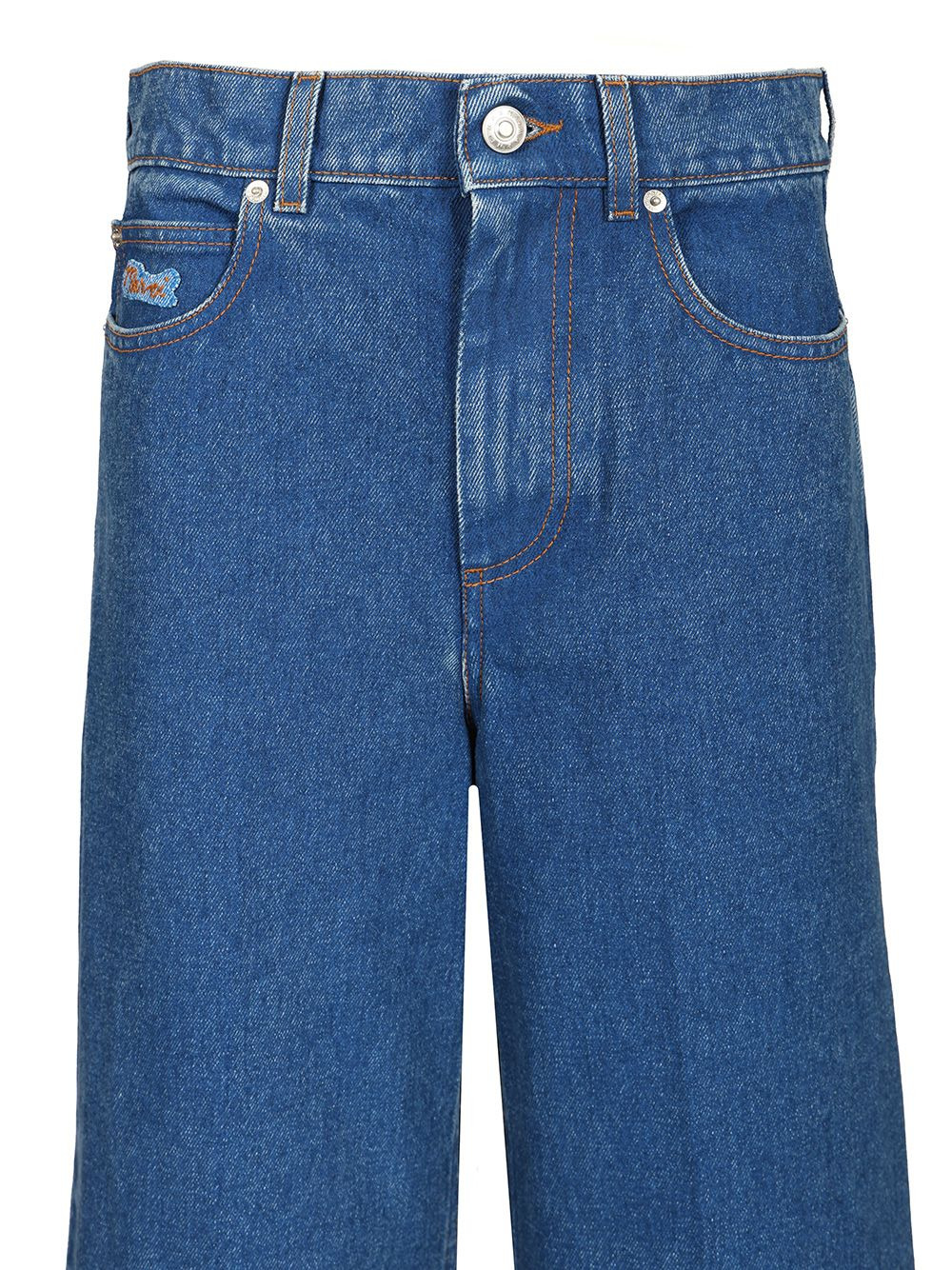 Wide-Leg Jeans Blue - 4