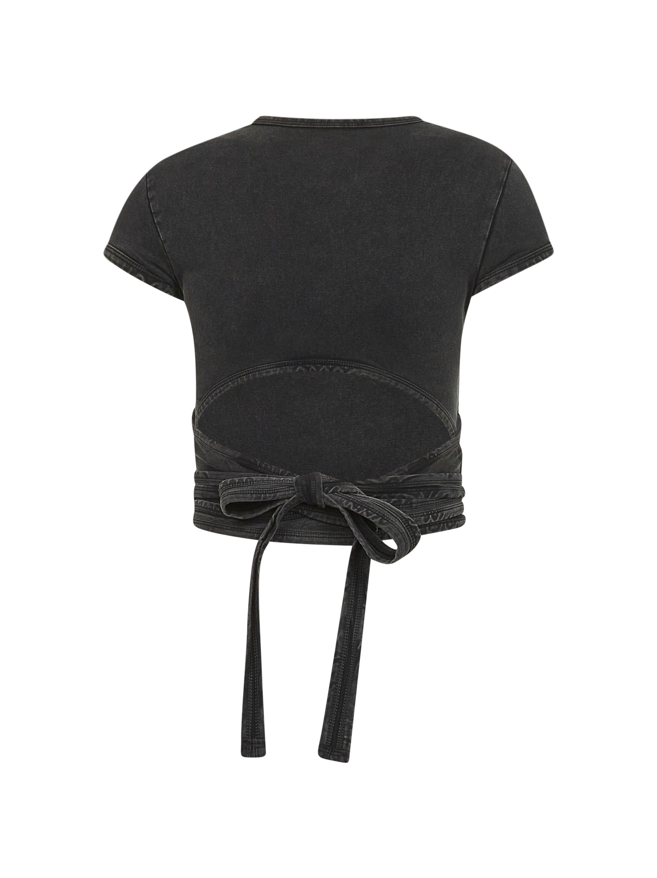 Black denim effect T-Bunny-Tail-R1 T-shirt - 2