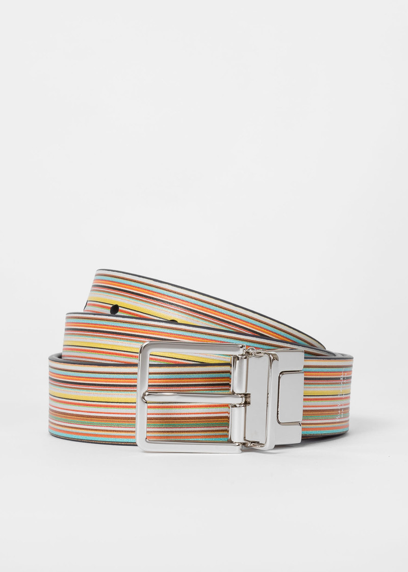Paul Smith Cut-To-Fit Reversible Leather Belt outlook