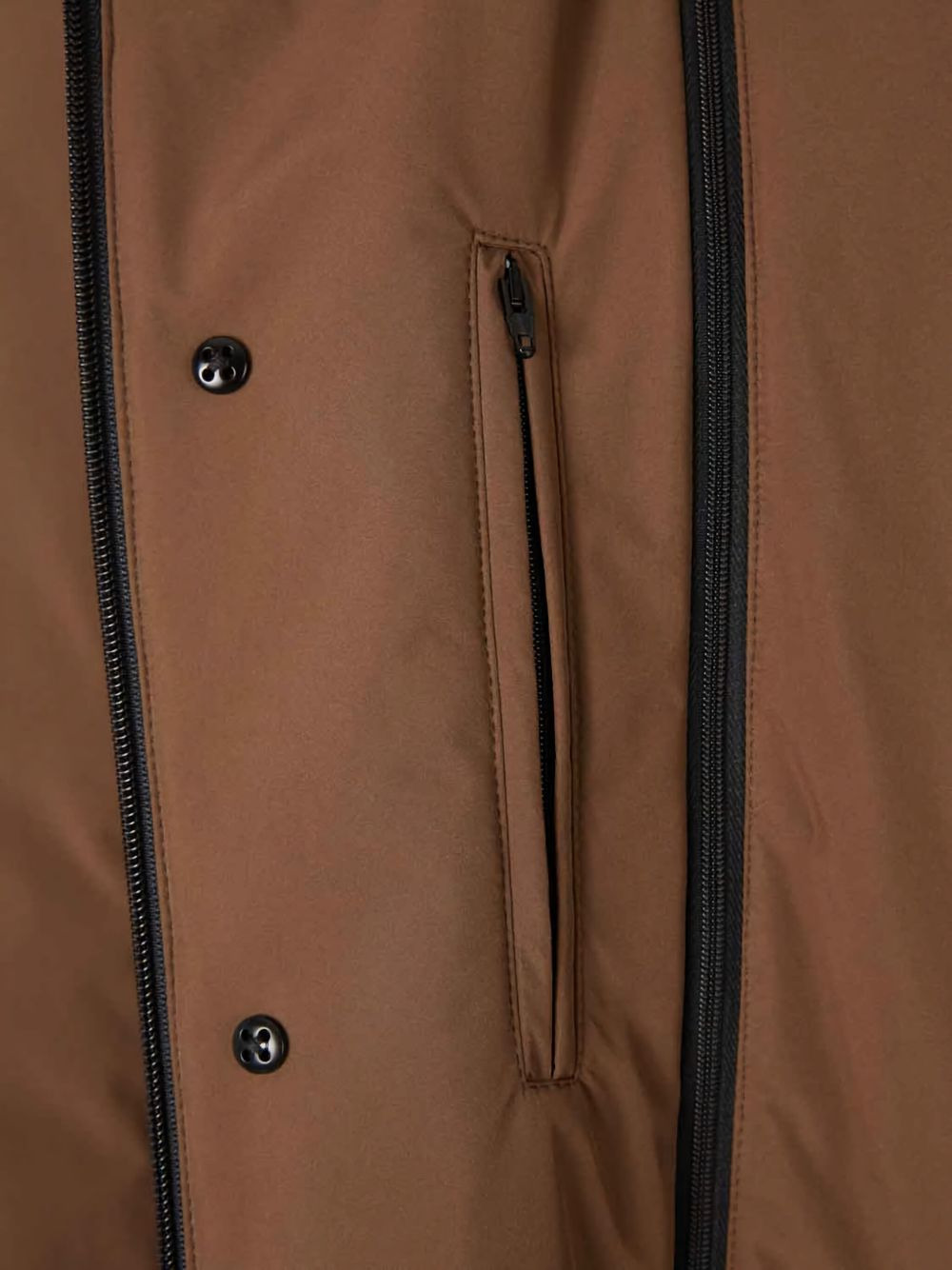 buttoned high-neck jacket - 3