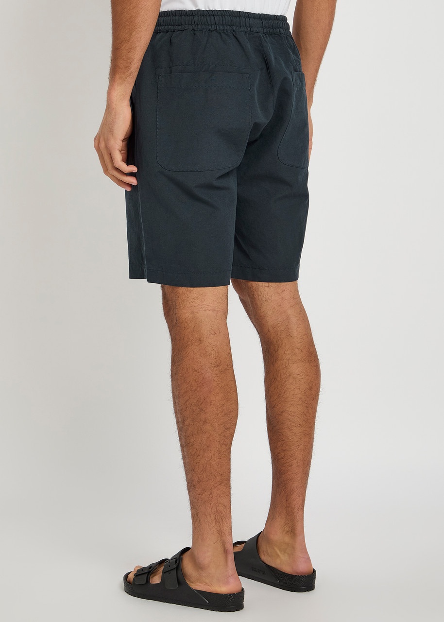 Universal Works Simple Linen-blend Shorts - 3