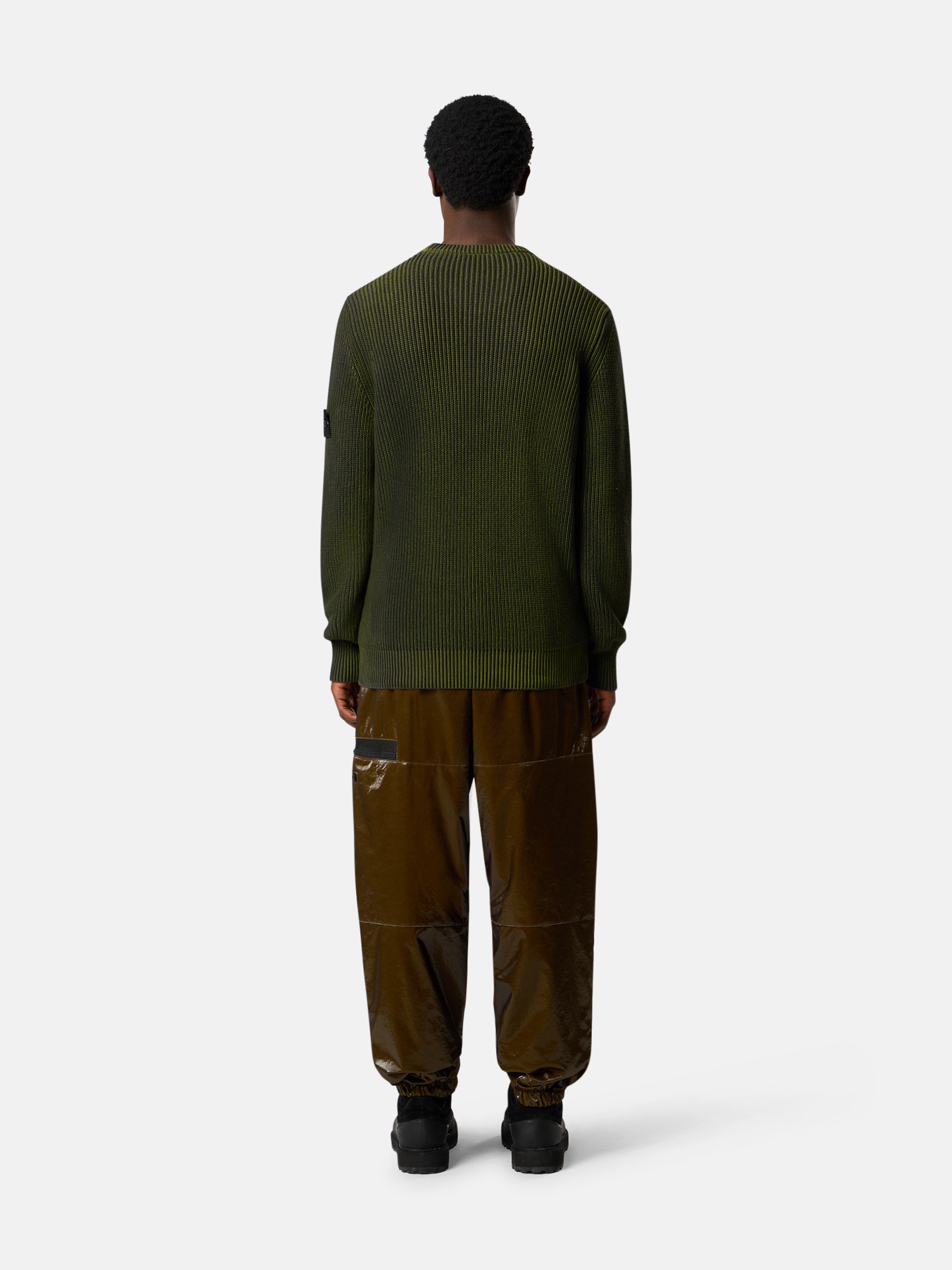 5100016 FISHERMAN'S RIB ORGANIC COTTON WITH TWO-COLOUR SPRAY - 6