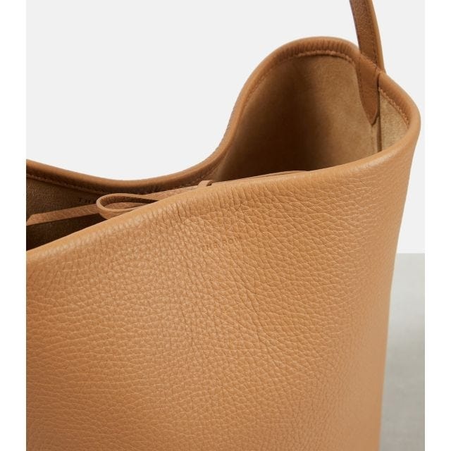 N/S Park Medium leather tote bag - 6