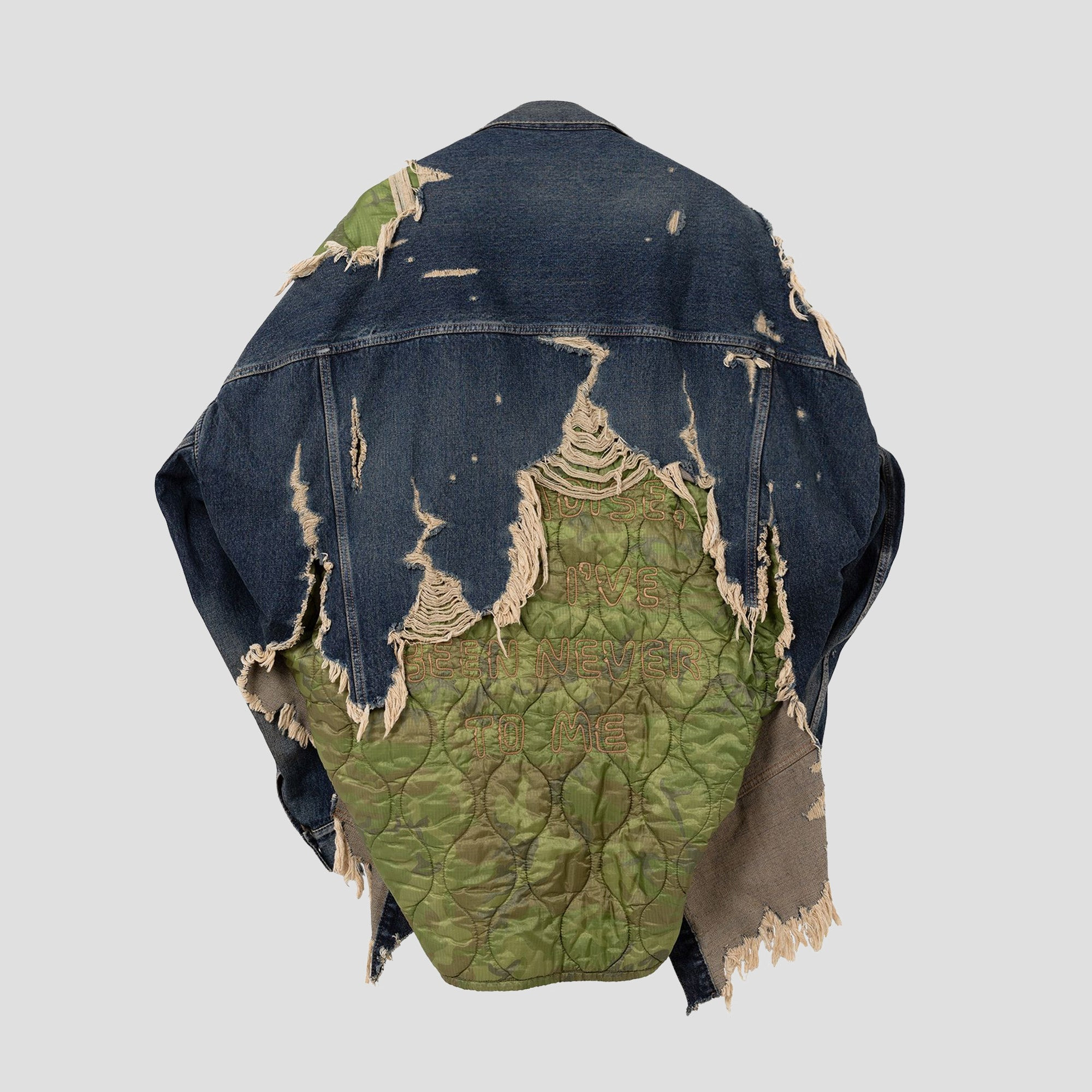 DOUBLE LAYERED DENIM JACKET - 2