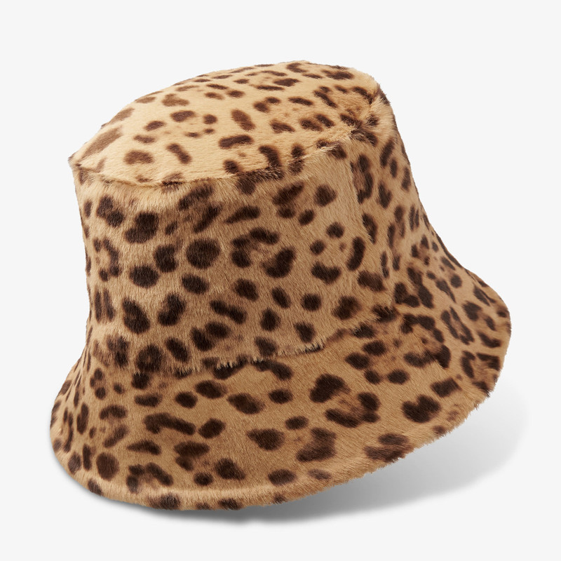 JIMMY CHOO Isolde Bucket Hat
Natural Leopard Print Pony Bucket Hat outlook