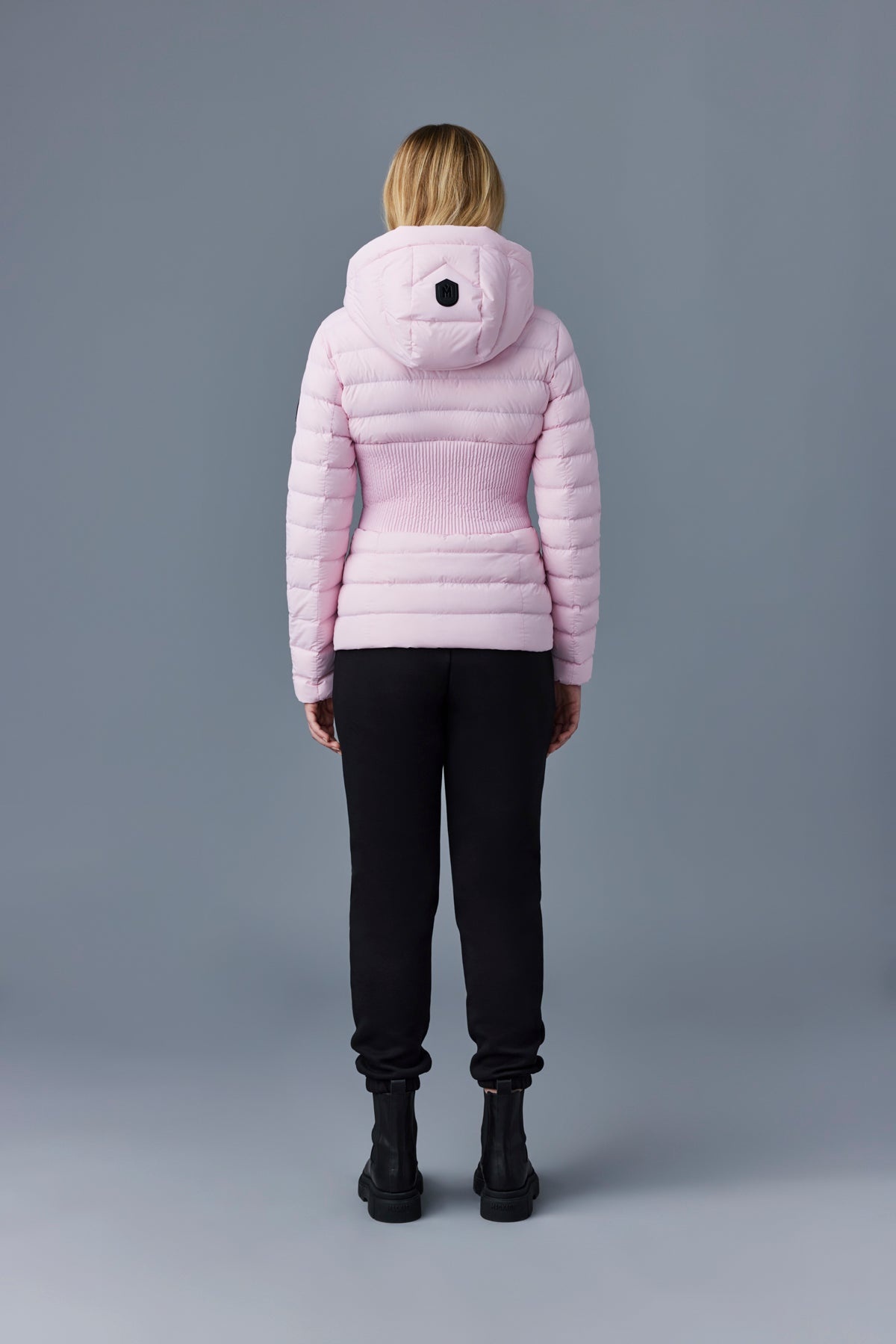 MICHI Stretch light down jacket with hood - 4