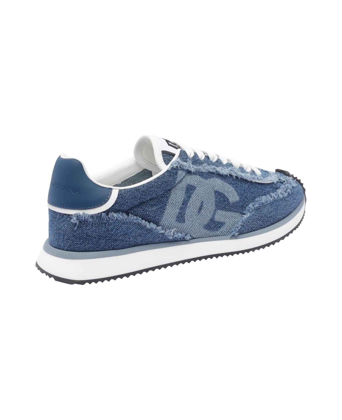 Dg Cushion Sneakers In Denim - 3