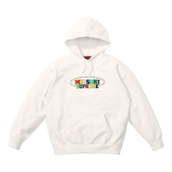 Supreme x Missoni Hooded Sweatshirt 'White' SUP-FW21-312 - 1