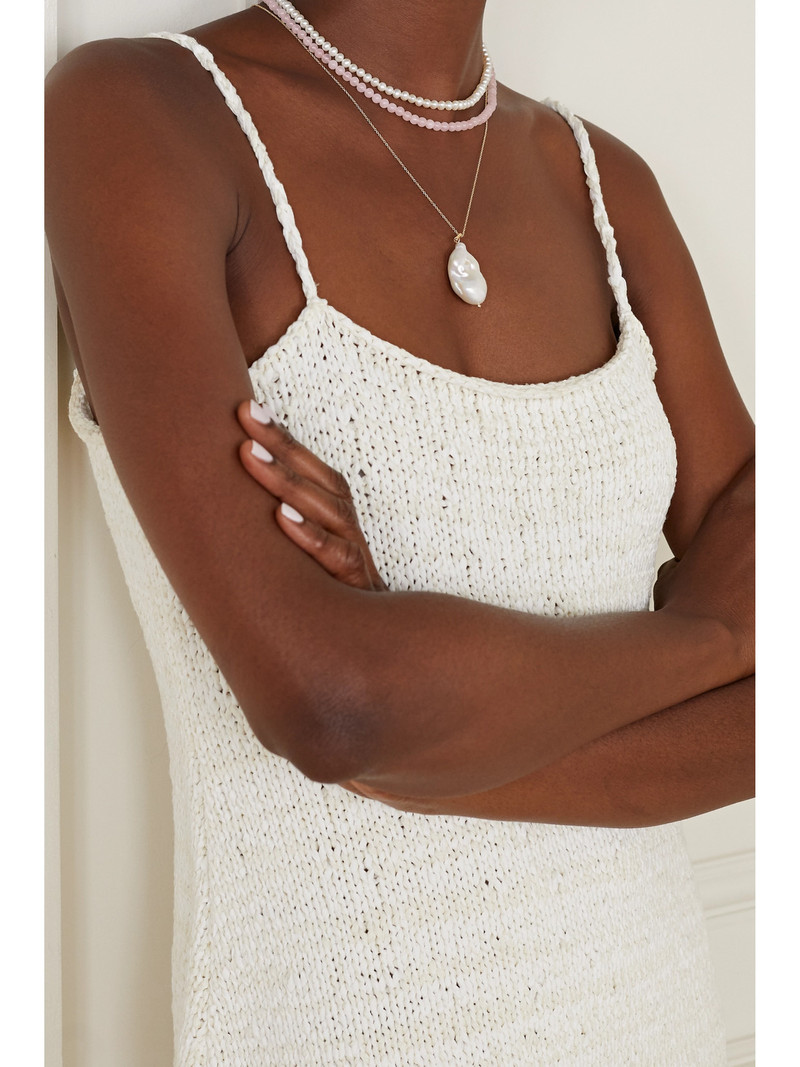 MATEO 14-karat Gold Quartz Necklace outlook