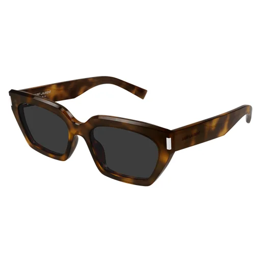 STRONG CAT EYE SHAPE SUNGLASSES (HAVANA/GREY) - 1