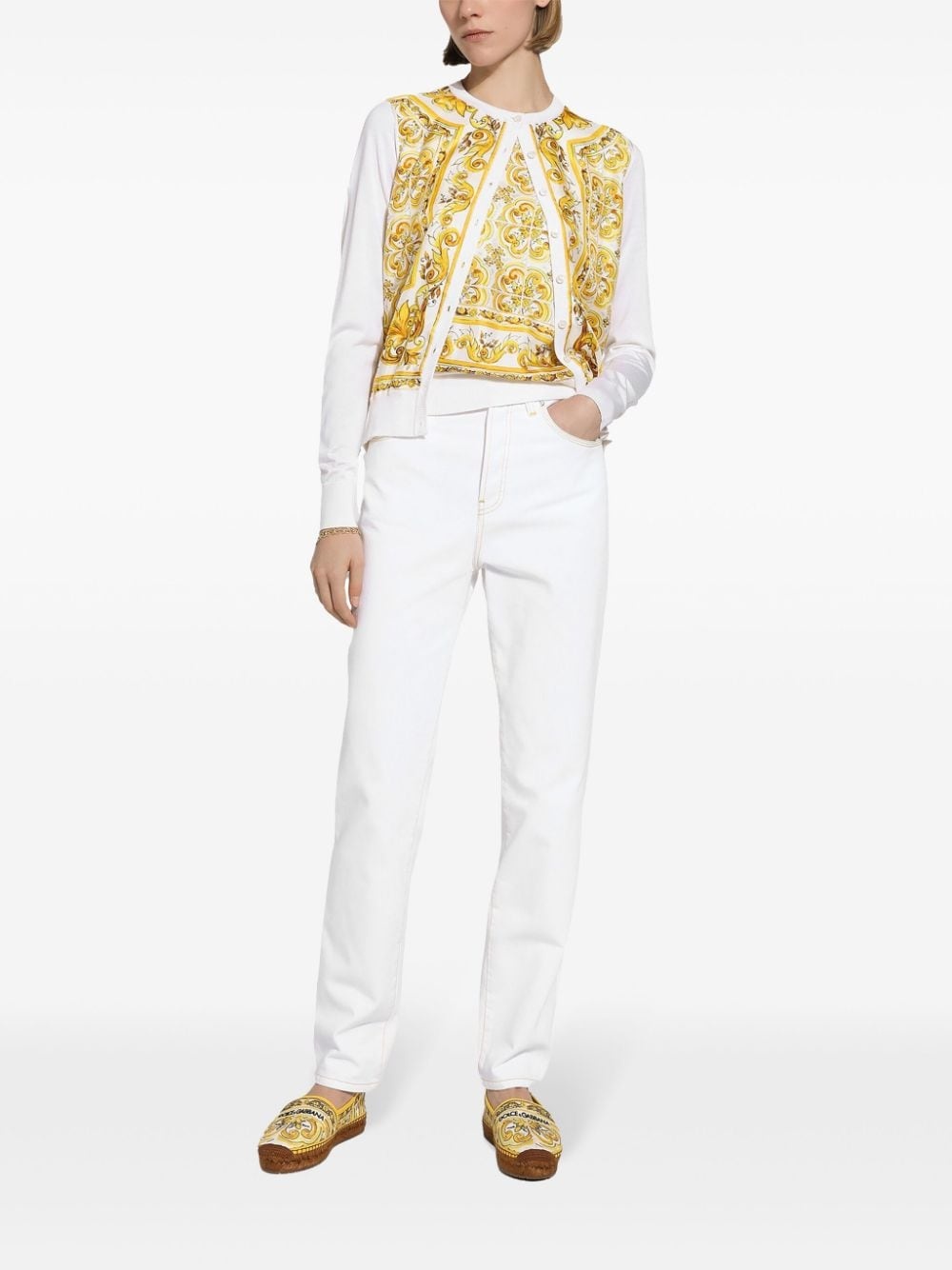 Majolica silk cardigan - 3