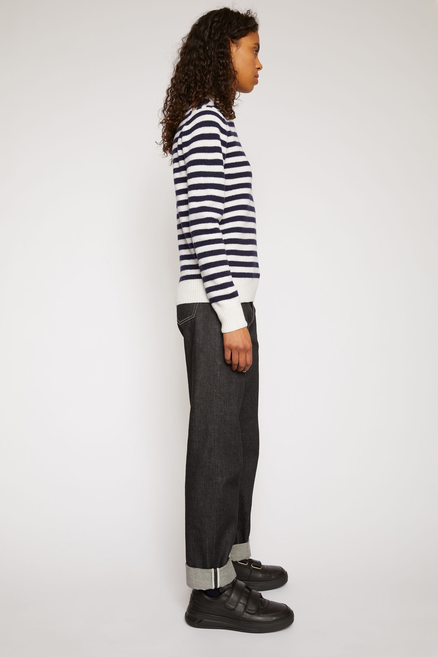 Breton stripe sweater navy/white - 3