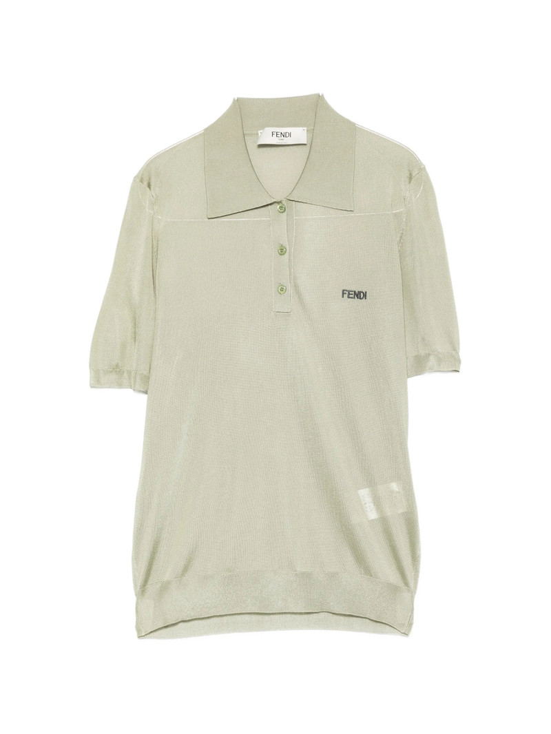 Fendi Button-up Polo Shirt 1