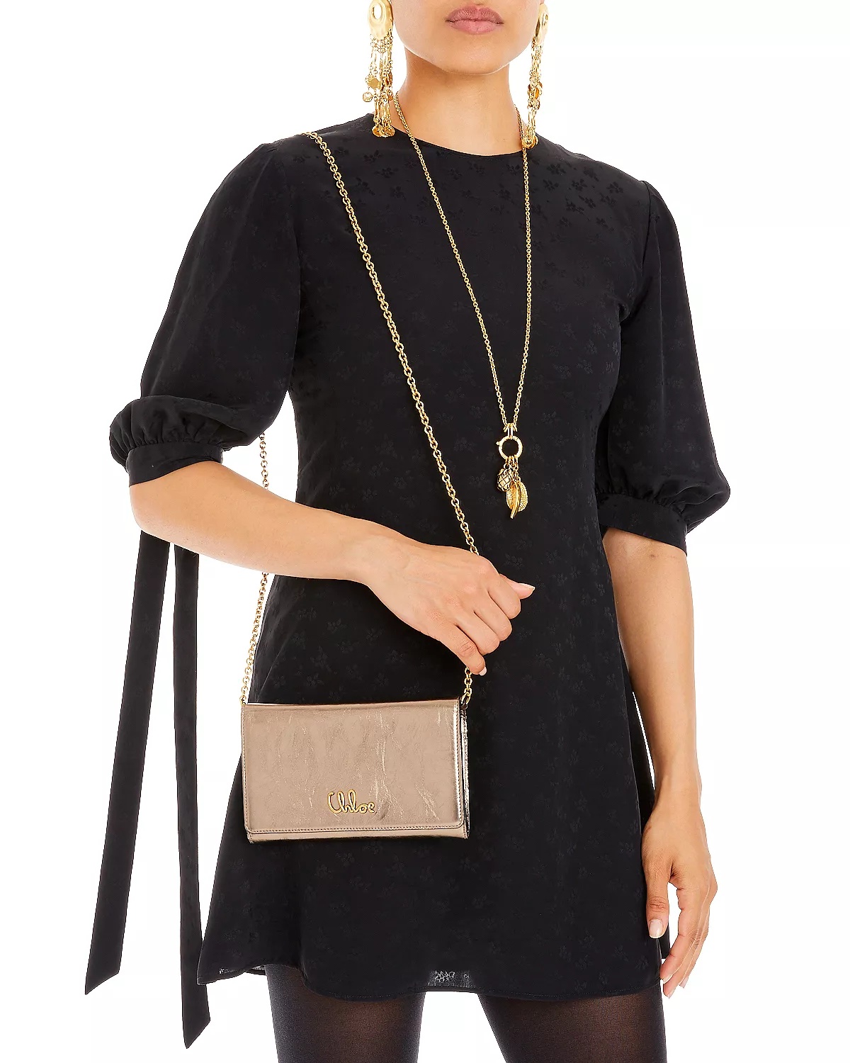 Iconic Leather Flap Wallet On Chain - 2