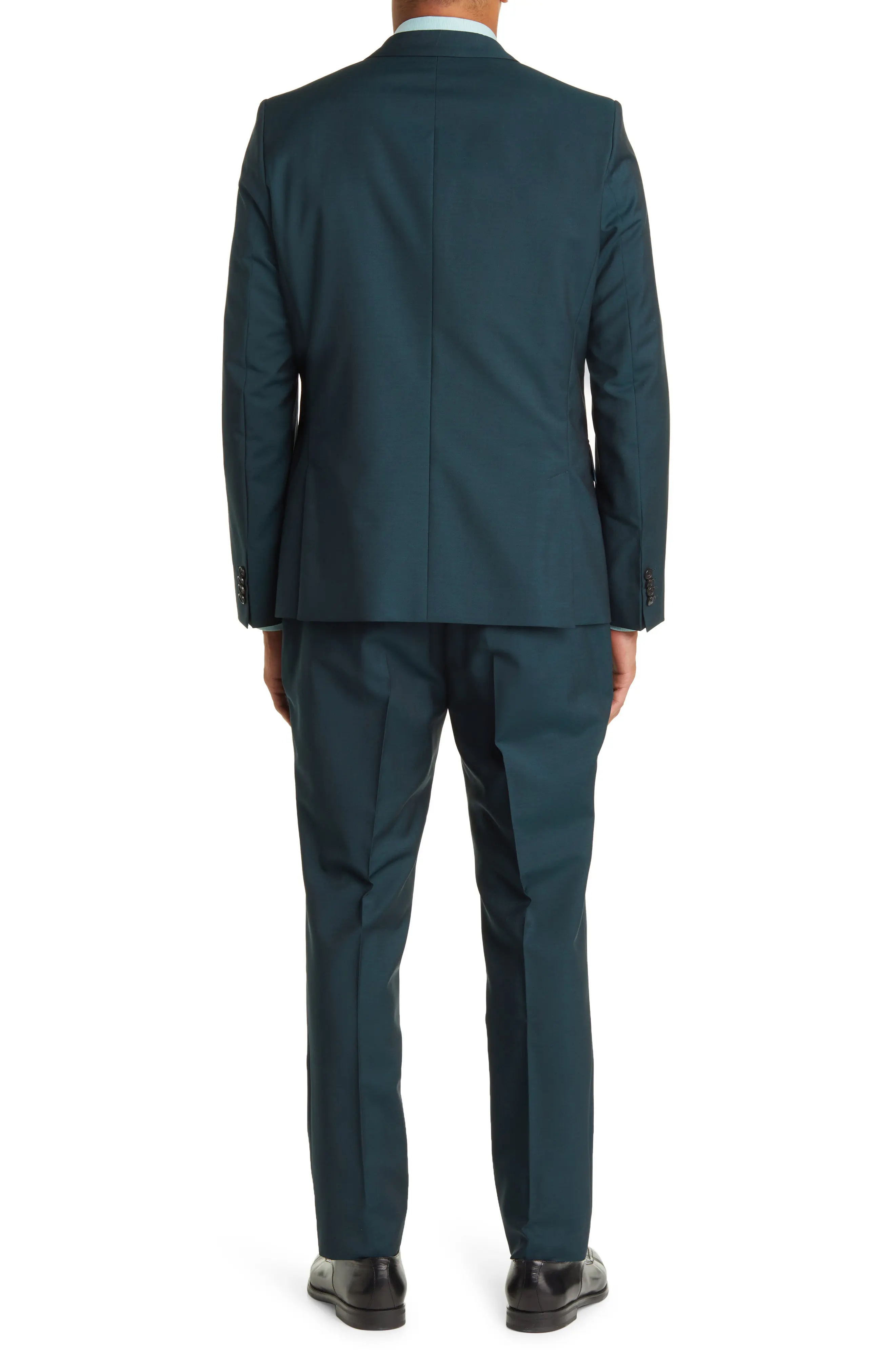 Tailored Fit Wool & Mohair Suit - 3