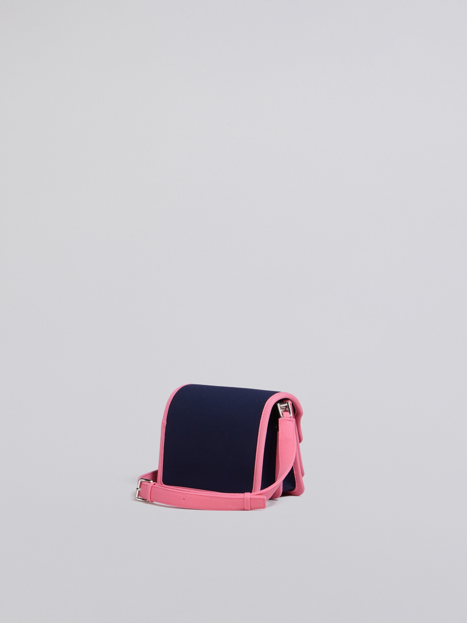 TRUNK SOFT MINI BAG IN BLUE JACQUARD - 3