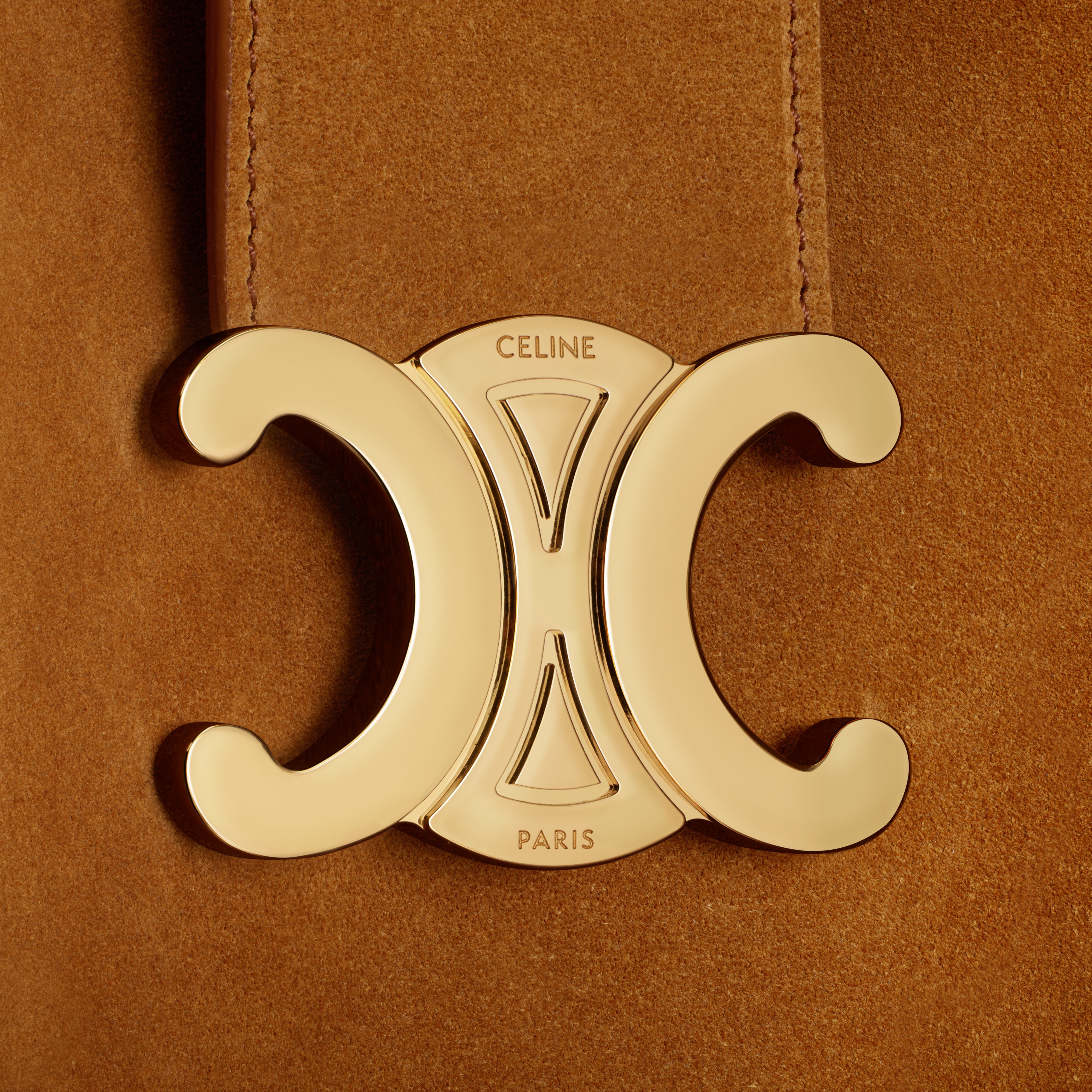 MEDIUM LOUISE BAG in SUEDE CALFSKIN - 5