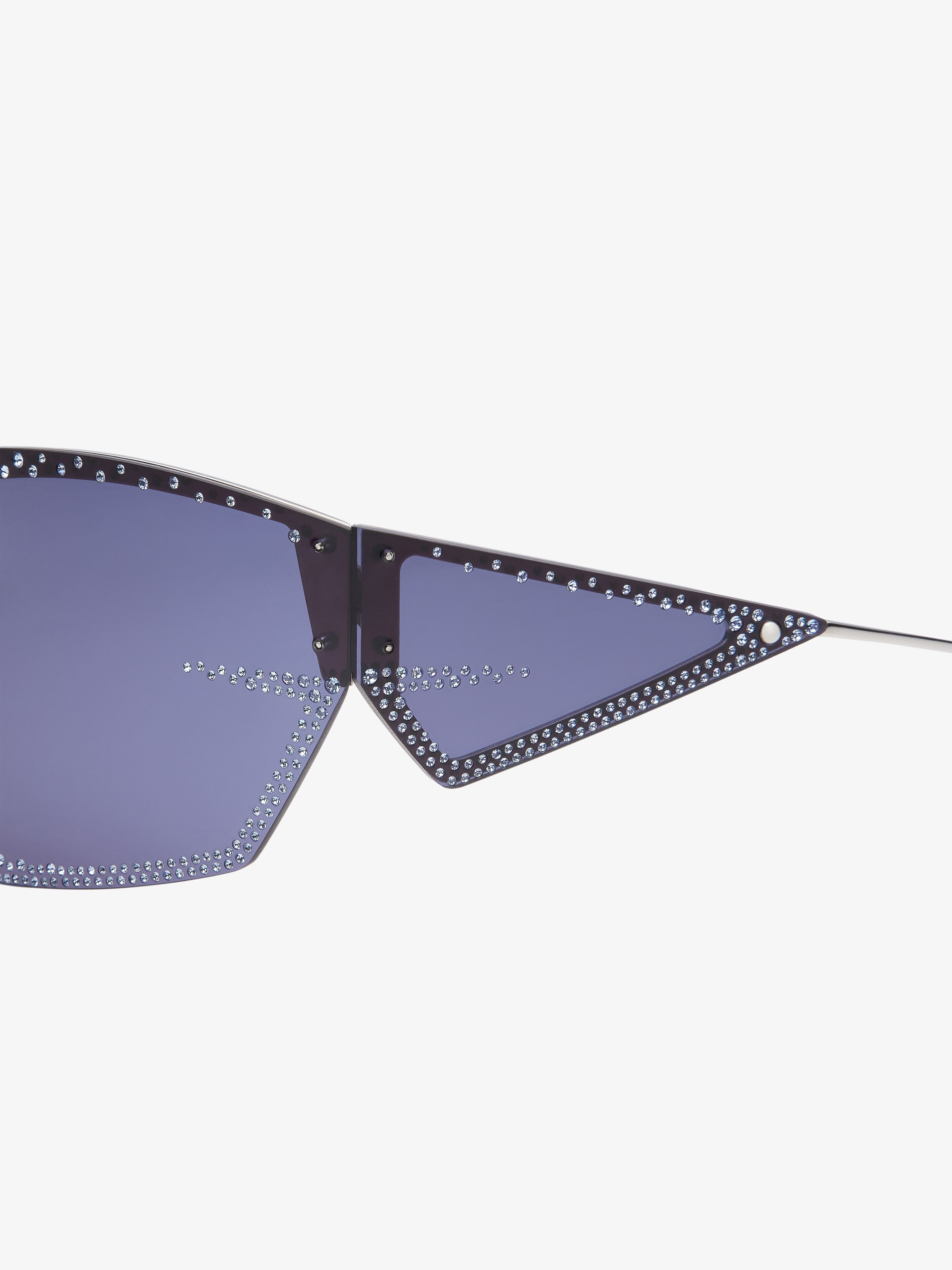 GIV CUT UNISEX SUNGLASSES IN METAL WITH CRYSTALS - 2